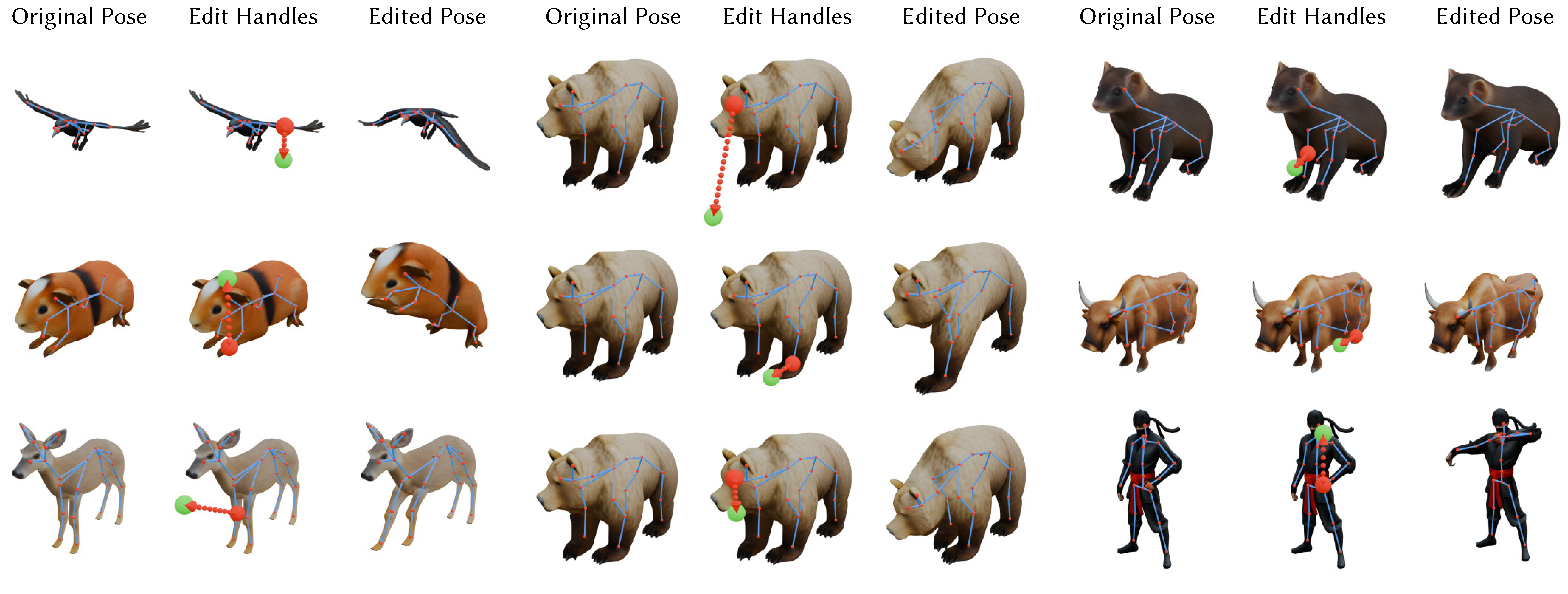 Pose editing and interpolation application