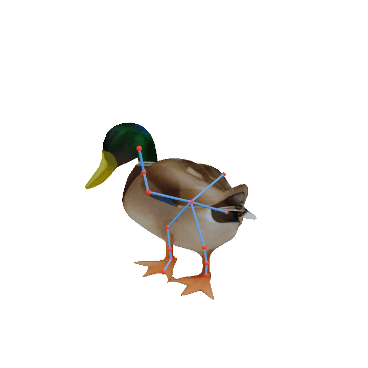 Duck pose walk GIF